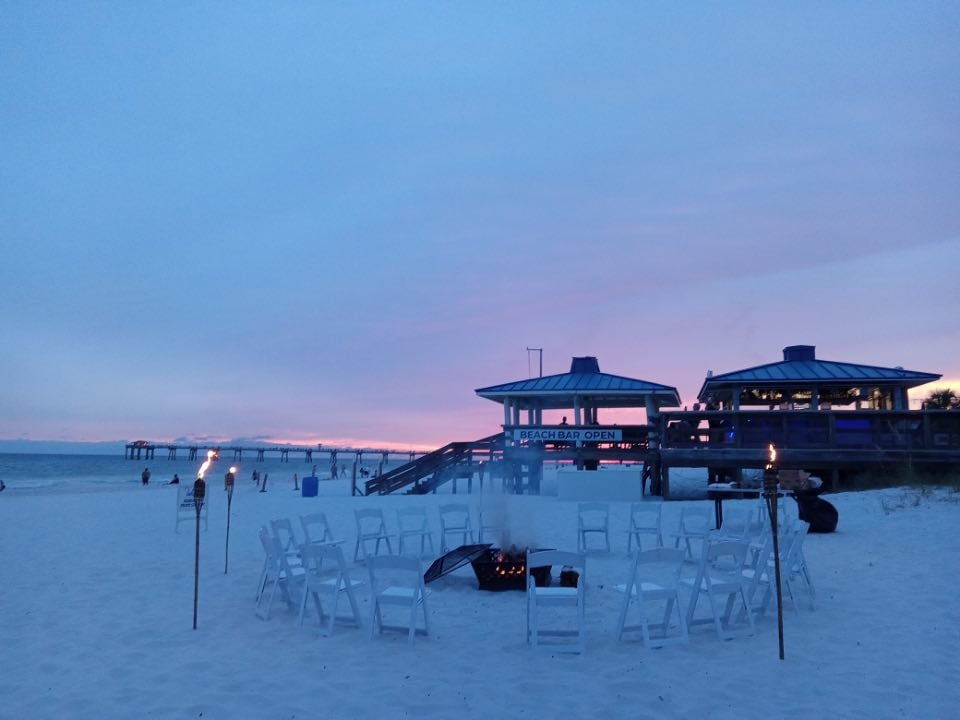 beach bar the island