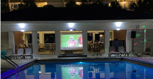Cabana pool party