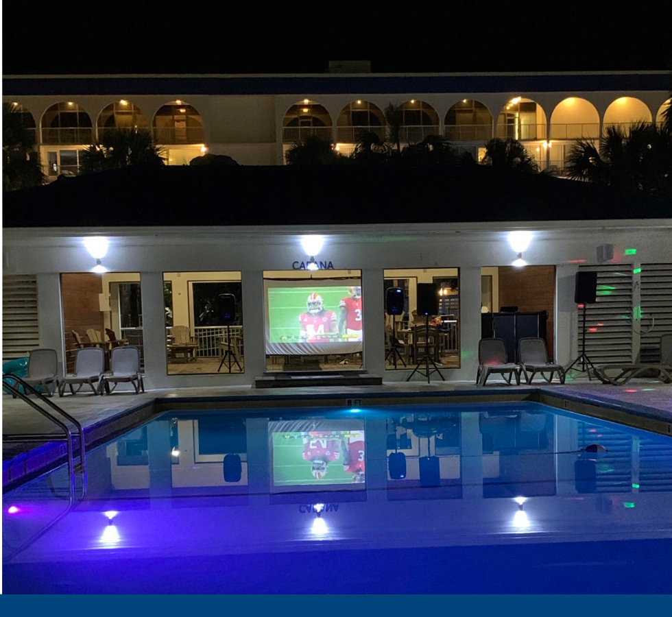 Cabana pool party